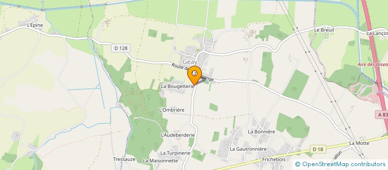 localisation de l'entreprise MONSIEUR THIERRY MORISSON  GEAY