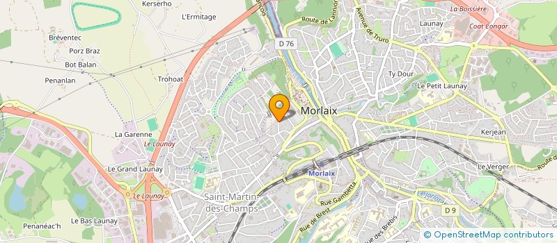 localisation de l'entreprise MONSIEUR THIERRY MOSTINI-BONNIER à MORLAIX
