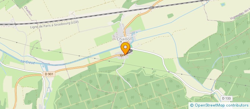 localisation de l'entreprise MONSIEUR THIERRY MOUCHET  CHAILLON