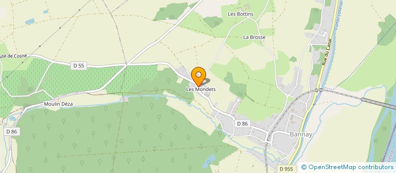 localisation de l'entreprise MONSIEUR THIERRY MOUDURIER à BANNAY