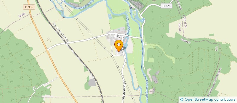 localisation de l'entreprise MONSIEUR THIERRY MOUGEOT  CRY