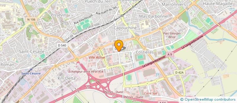 localisation de l'entreprise MONSIEUR THIERRY MOUMA  NIMES