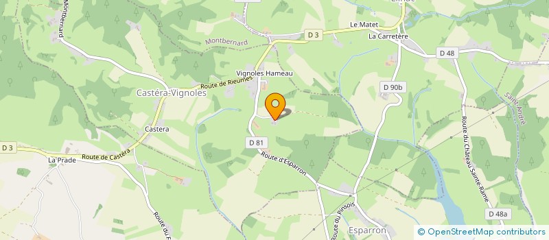 localisation de l'entreprise MONSIEUR THIERRY MOUNIE  MONTMAURIN