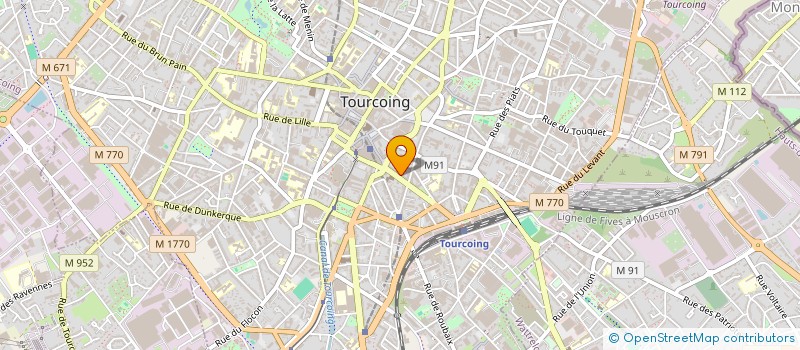 localisation de l'entreprise MONSIEUR THIERRY MOUNIE  TOURCOING