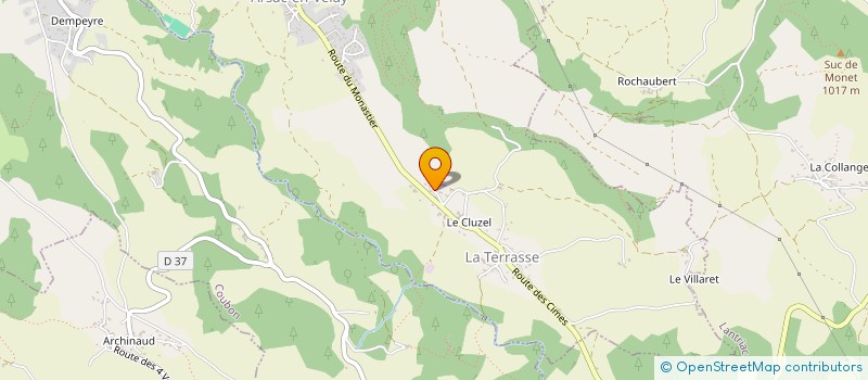 localisation de l'entreprise MONSIEUR THIERRY MOURGUES à ARSAC-EN-VELAY