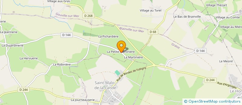 localisation de l'entreprise MONSIEUR THIERRY MOURLON à BLAINVILLE-SUR-MER
