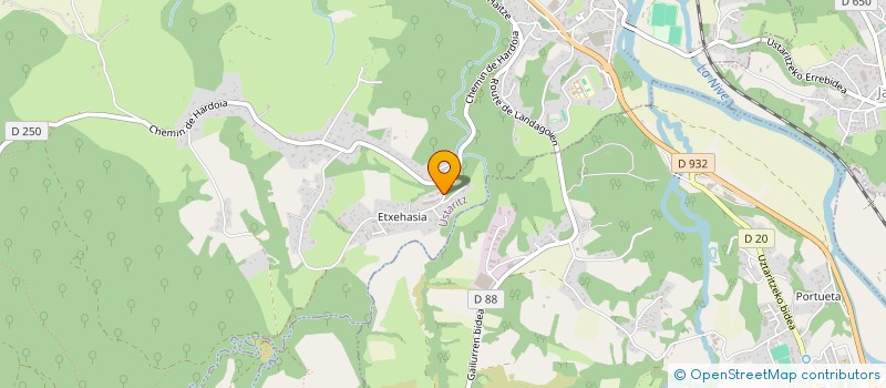 localisation de l'entreprise MONSIEUR THIERRY MOUTON  USTARITZ