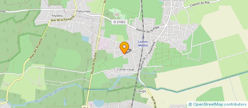 localisation de l'entreprise MONSIEUR THIERRY MOZUELOS  LUDON-MEDOC