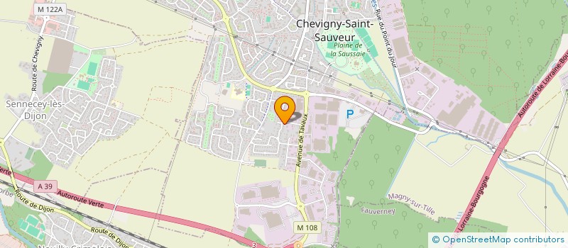 localisation de l'entreprise MONSIEUR THIERRY MR BACHET  CHEVIGNY-SAINT-SAUVEUR