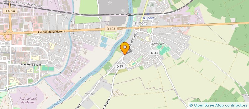 localisation de l'entreprise MONSIEUR THIERRY MUELLER  TRILPORT