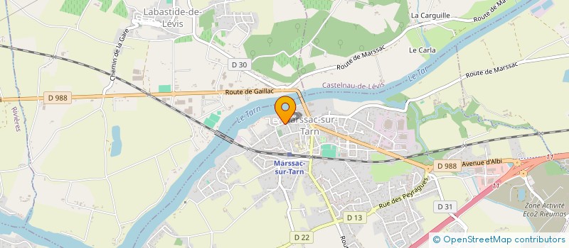 localisation de l'entreprise MONSIEUR THIERRY MULIN  MARSSAC-SUR-TARN