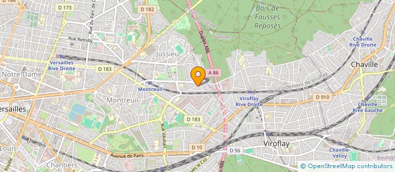 localisation de l'entreprise MONSIEUR THIERRY MULLER à VERSAILLES
