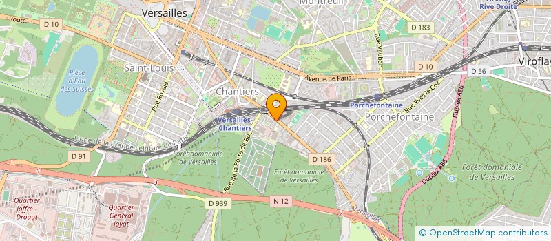 localisation de l'entreprise MONSIEUR THIERRY MULLER  VERSAILLES