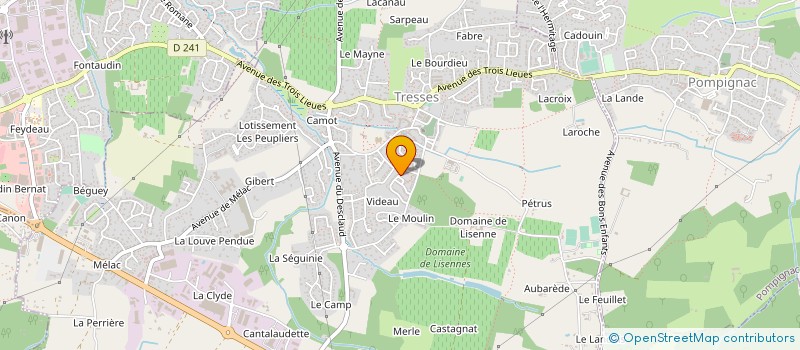 localisation de l'entreprise MONSIEUR THIERRY MUNOZ  TRESSES