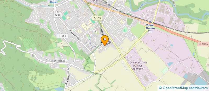 localisation de l'entreprise MONSIEUR THIERRY MURA  VIEUX-THANN