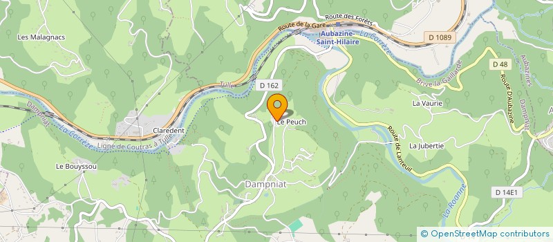 localisation de l'entreprise MONSIEUR THIERRY MURAT  LA CHAPELLE-AUX-BROCS