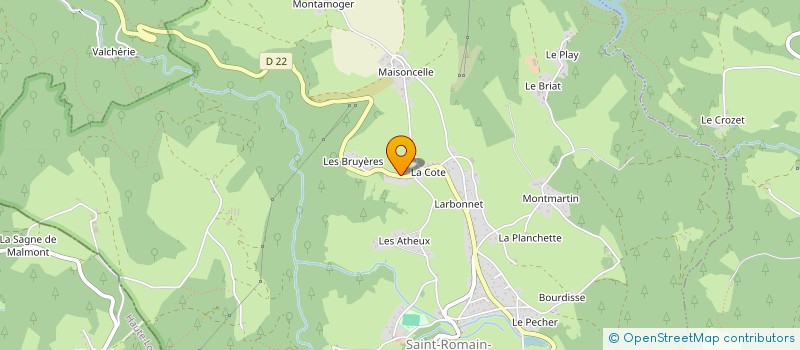 localisation de l'entreprise MONSIEUR THIERRY MURGUE à SAINT-ROMAIN-LES-ATHEUX
