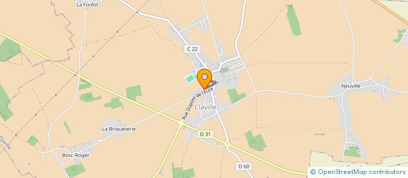 localisation de l'entreprise MONSIEUR THIERRY MUZATON  CLAVILLE