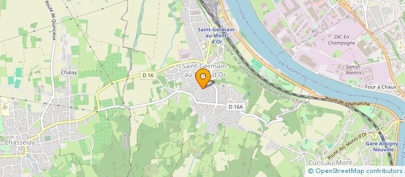 localisation de l'entreprise MONSIEUR THIERRY N'ZAOU  SAINT-GERMAIN-AU-MONT-D'OR