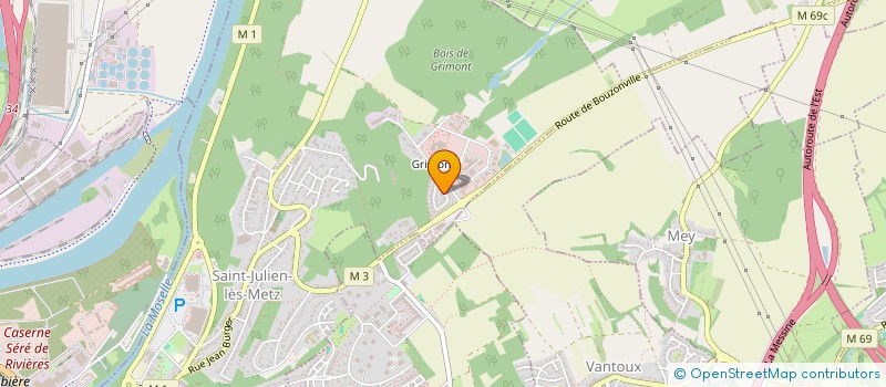 localisation de l'entreprise MONSIEUR THIERRY NADE  SAINT-JULIEN-LES-METZ