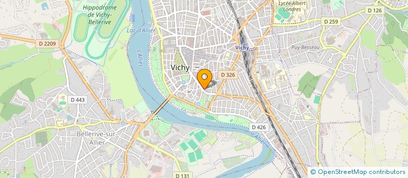 localisation de l'entreprise MONSIEUR THIERRY NAVEL à VICHY
