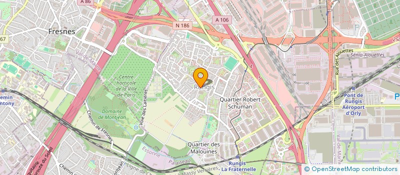 localisation de l'entreprise MONSIEUR THIERRY NDJAMBA  RUNGIS