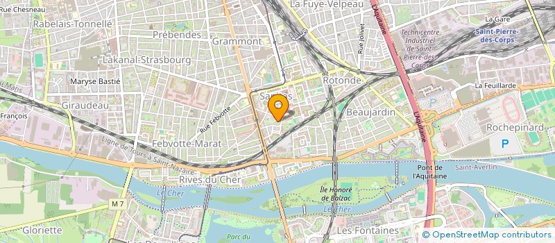 localisation de l'entreprise MONSIEUR THIERRY NEDAUD  TOURS