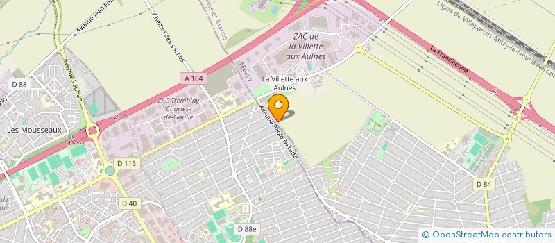 localisation de l'entreprise MONSIEUR THIERRY NEGRO  MITRY-MORY