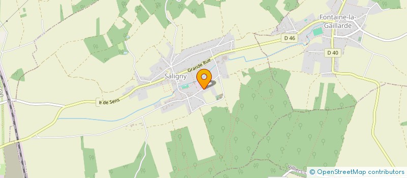 localisation de l'entreprise MONSIEUR THIERRY NENOFF  SALIGNY