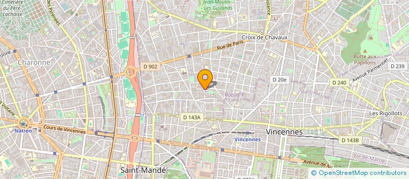 localisation de l'entreprise MONSIEUR THIERRY NEPOST à MONTREUIL