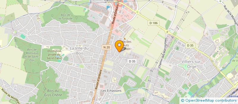 localisation de l'entreprise MONSIEUR THIERRY NFAMI à BALLAINVILLIERS