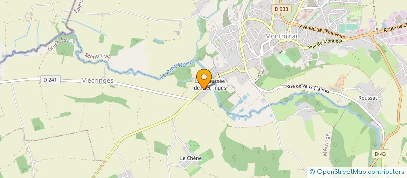 localisation de l'entreprise MONSIEUR THIERRY NICLET  MECRINGES