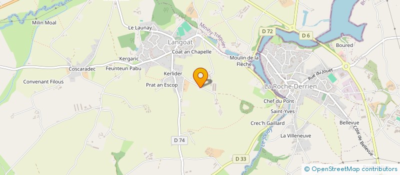 localisation de l'entreprise MONSIEUR THIERRY NICOL  LANGOAT