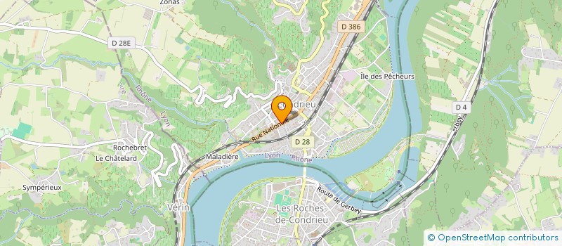 localisation de l'entreprise MONSIEUR THIERRY NICOLAS  CONDRIEU