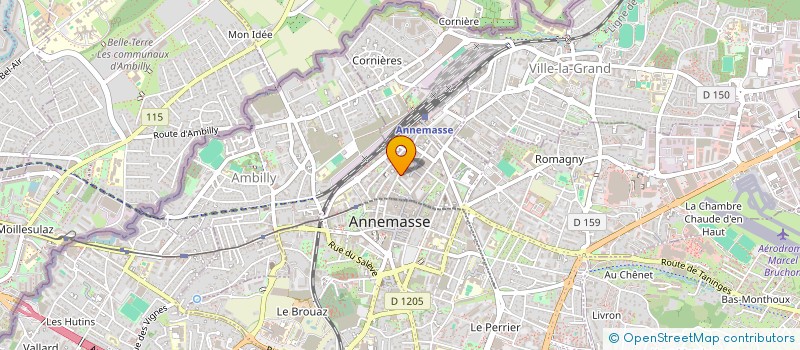 localisation de l'entreprise MONSIEUR THIERRY NIOGRET  ANNEMASSE