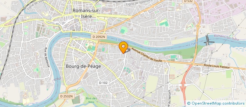 localisation de l'entreprise MONSIEUR THIERRY NOEL  BOURG-DE-PEAGE