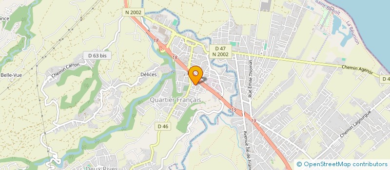 localisation de l'entreprise MONSIEUR THIERRY NOEL DUMONTET  SAINTE-SUZANNE