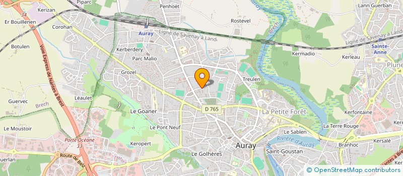 localisation de l'entreprise MONSIEUR THIERRY NOELLEC à AURAY