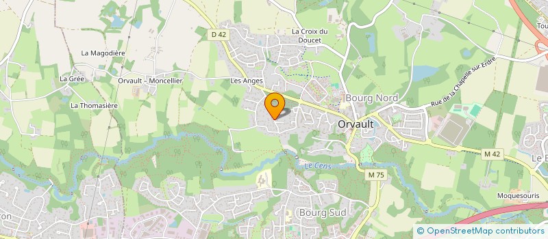 localisation de l'entreprise MONSIEUR THIERRY NOGUE à ORVAULT