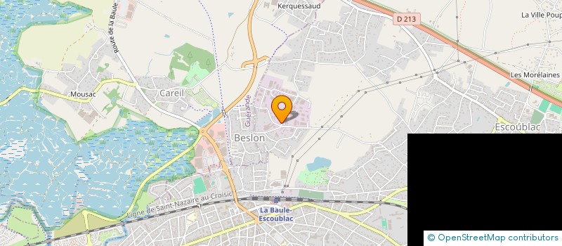 localisation de l'entreprise MONSIEUR THIERRY NORMAND  LA BAULE-ESCOUBLAC