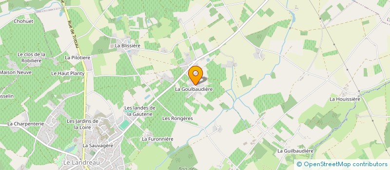 localisation de l'entreprise MONSIEUR THIERRY NORMAND  LE LANDREAU