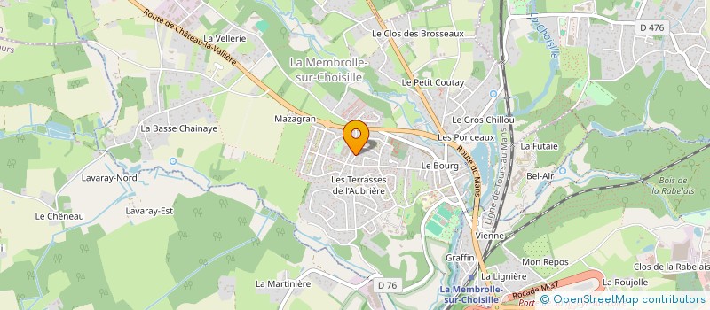 localisation de l'entreprise MONSIEUR THIERRY NOUET  LA MEMBROLLE-SUR-CHOISILLE