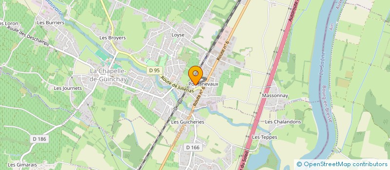 localisation de l'entreprise MONSIEUR THIERRY NOUVEAU  LA CHAPELLE-DE-GUINCHAY