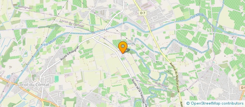 localisation de l'entreprise MONSIEUR THIERRY ODE  LORIOL-DU-COMTAT