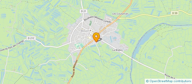 localisation de l'entreprise MONSIEUR THIERRY ODEON à BOUIN