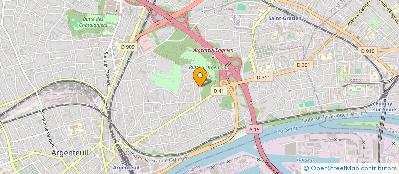 localisation de l'entreprise MONSIEUR THIERRY ODIN  ARGENTEUIL