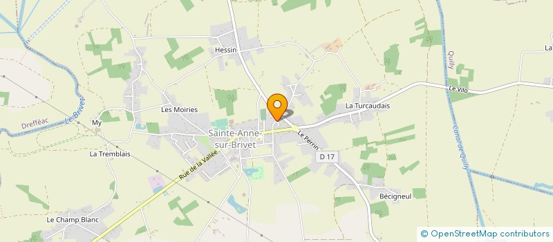 localisation de l'entreprise MONSIEUR THIERRY OHEIX à SAINTE-ANNE-SUR-BRIVET