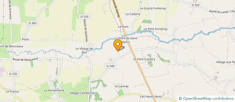 localisation de l'entreprise MONSIEUR THIERRY OLIVIER  TOURNEVILLE-SUR-MER