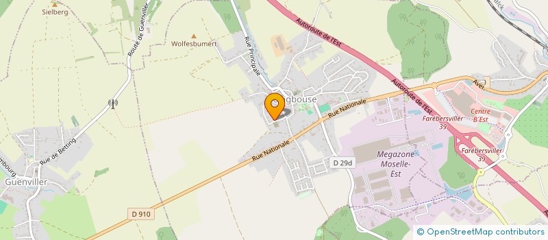 localisation de l'entreprise MONSIEUR THIERRY OLSZEWSKI  SEINGBOUSE