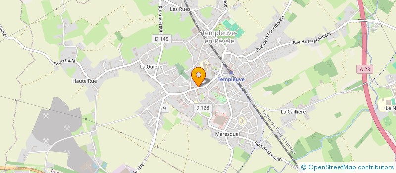 localisation de l'entreprise MONSIEUR THIERRY ONRE  TEMPLEUVE-EN-PEVELE